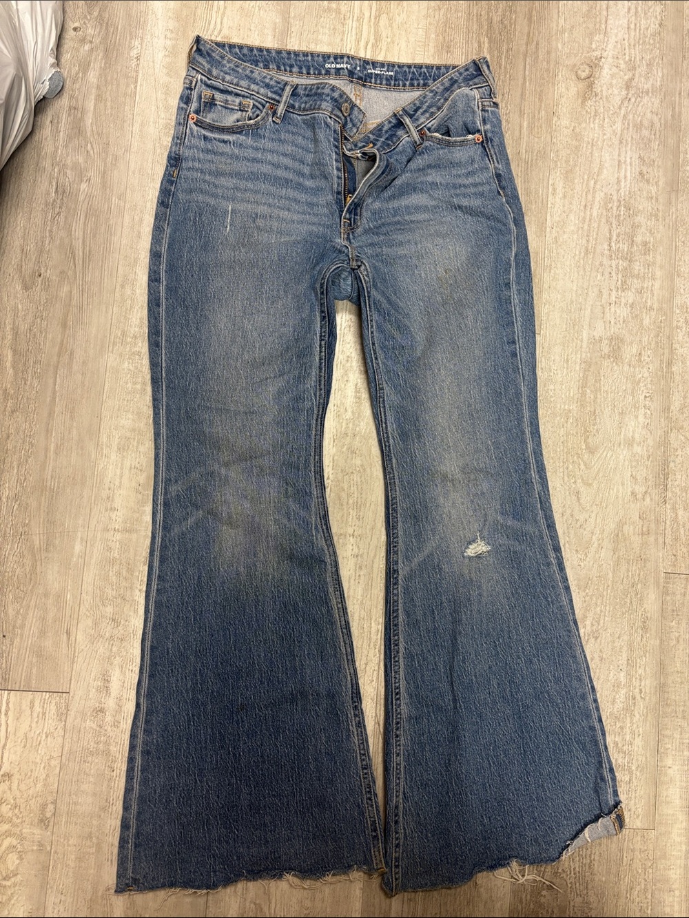 Women’s Blue Flared Jeans